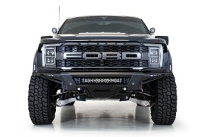 Ford F-150 Raptor Bumper - Front - Addictive Desert Designs - Phantom - Hammer Black with Satin Black Panels - `21-`23